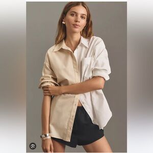 Color Block Bennet Button Down Shirt by Maeve